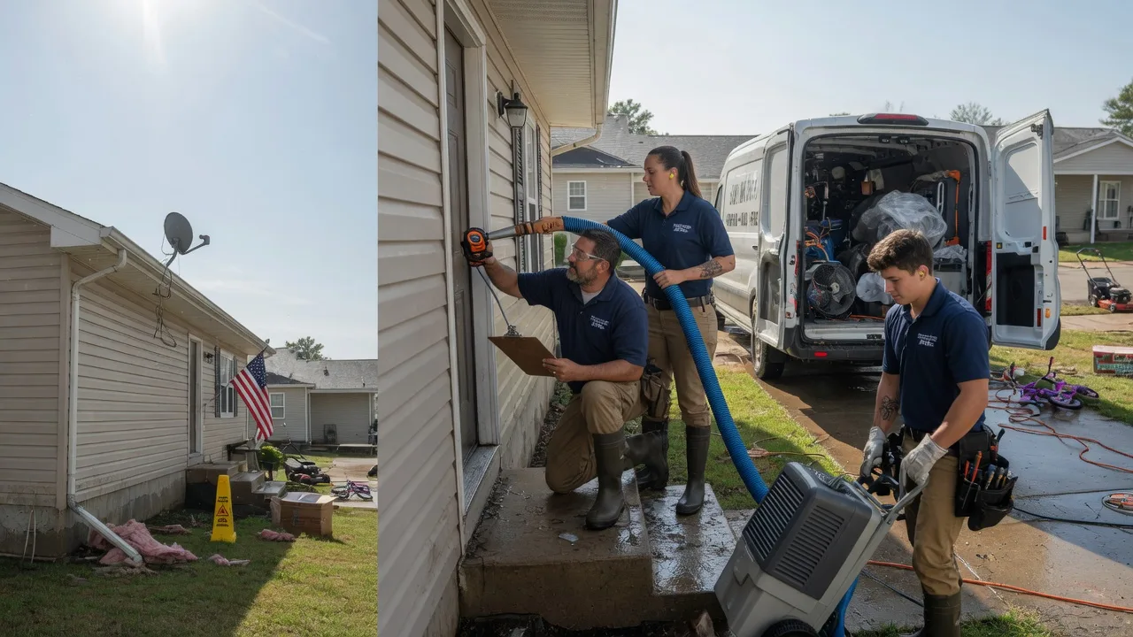 Ceiling Water Damage Restoration in Liberty, IL near me